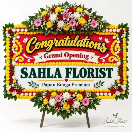 Papan Bunga Ucapan Selamat Samosir